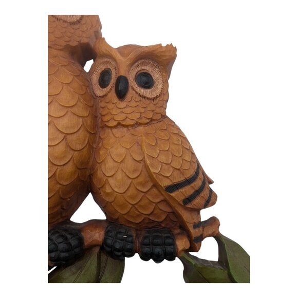 VTG Homco Owl Hanging Plaque Wall Art Hoot Owls 7403 Set of 2 Retro MCM Wildlife - Picture 6 of 11